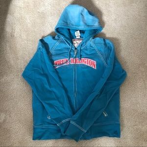 True Religion Big T Raglan Hoodie